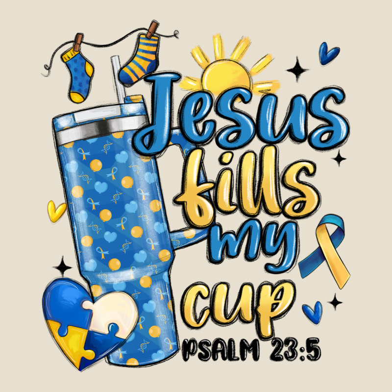 Down Syndrome Jesus Fills My Cup Urban Hoodie by MaliasSmallBusiness | Teevron