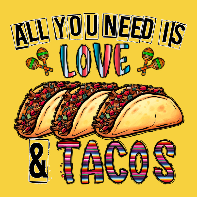 All You Need Is Love And Tacos Premium Sweatshirt by CowhideDigitalArt | Teevron
