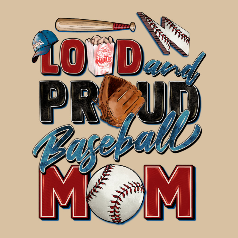 Loud And Proud Baseball Mom Heavyweight Hoodie by Zillion Design Studio | Teevron