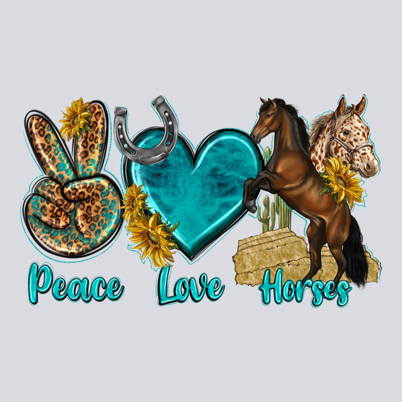 Peace Love Horses Tbw Zipper Hoodie by texasbilliewilder | Teevron