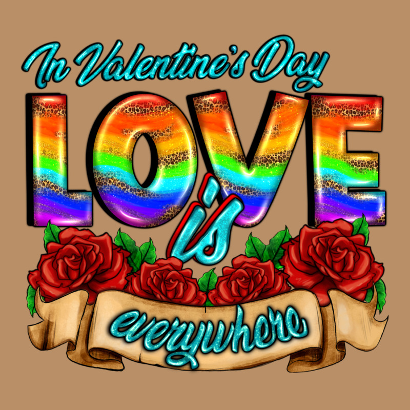 In Valentines Day Love Is Everywhere Vintage Hoodie by AdoDesignShop | Teevron