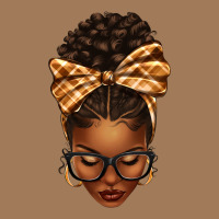 Plaid Bandana Afro Woman Classic Tee | Teevron