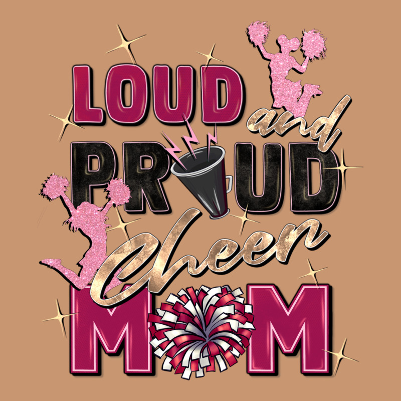 Loud And Proud Cheer Mom Heavyweight Hoodie by Zillion Design Studio | Teevron