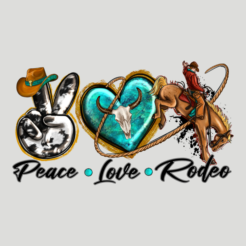 Peace Love Rodeo Zipper Hoodie by texasbilliewilder | Teevron