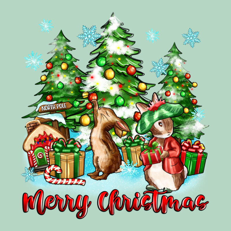 Merry Christmas Rabbits Classic Tee by Zillion Design Studio | Teevron