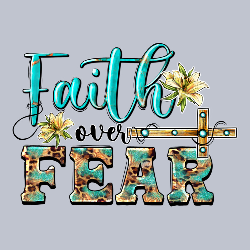 Faith Over Fear With Cross Premium Hoodie by BarkalooDesign | Teevron