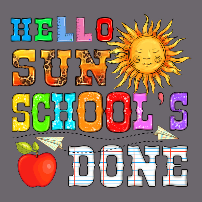 Hello Sun Schools Done Premium Sweatshirt by HRA Design Shop | Teevron