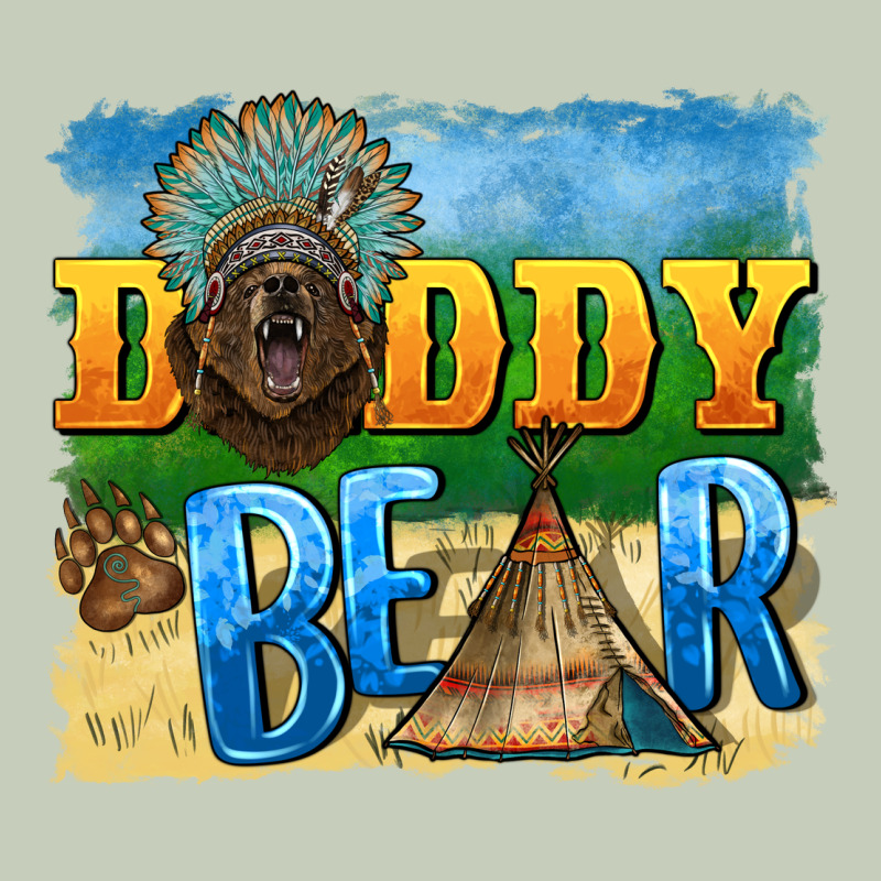 Daddy Bear Native Ladies Tee by BarkalooDesign | Teevron