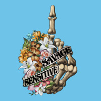 Sensitive Savage Skeleton Middle Finger Premium Sweatshirt | Teevron