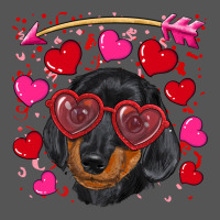 Valentine's Day  Dachshund Puppy Zipper Hoodie | Teevron