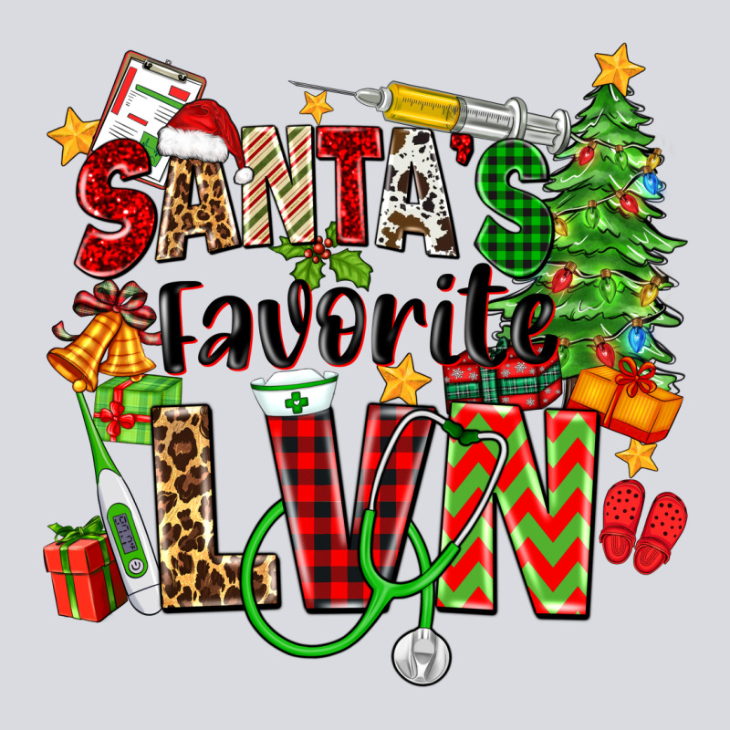 Santa's Favorite Lvn Zipper Hoodie by Zillion Design Studio | Teevron