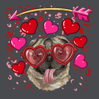 Valentine's Day  Pug Zipper Hoodie | Teevron