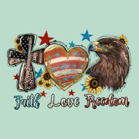 Faith Love Freedom Usa Premium Hoodie | Teevron