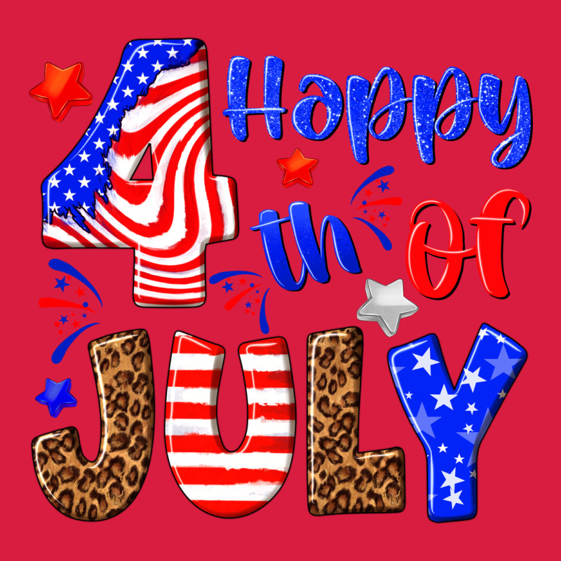 Happy 4th Of July Premium Hoodie by NancyCooperArtShop | Teevron