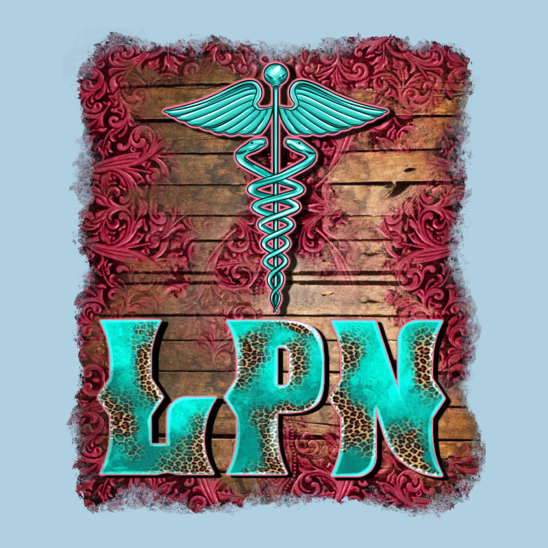 Licensed Practical Nurse Medical Symbol  Background Premium Hoodie by BarkalooDesign | Teevron