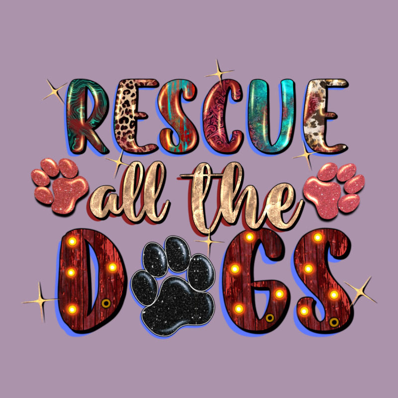 Rescue All The Dogs Heavyweight Hoodie by Zillion Design Studio | Teevron