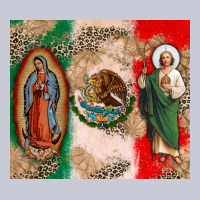 Virgin Mary And San Judas Heavyweight Hoodie | Teevron