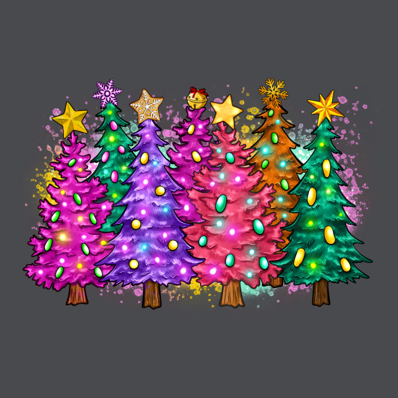 Christmas Trees And Lights Zipper Hoodie by Zillion Design Studio | Teevron