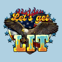 Lets Get Lit America Eagle Premium Hoodie | Teevron
