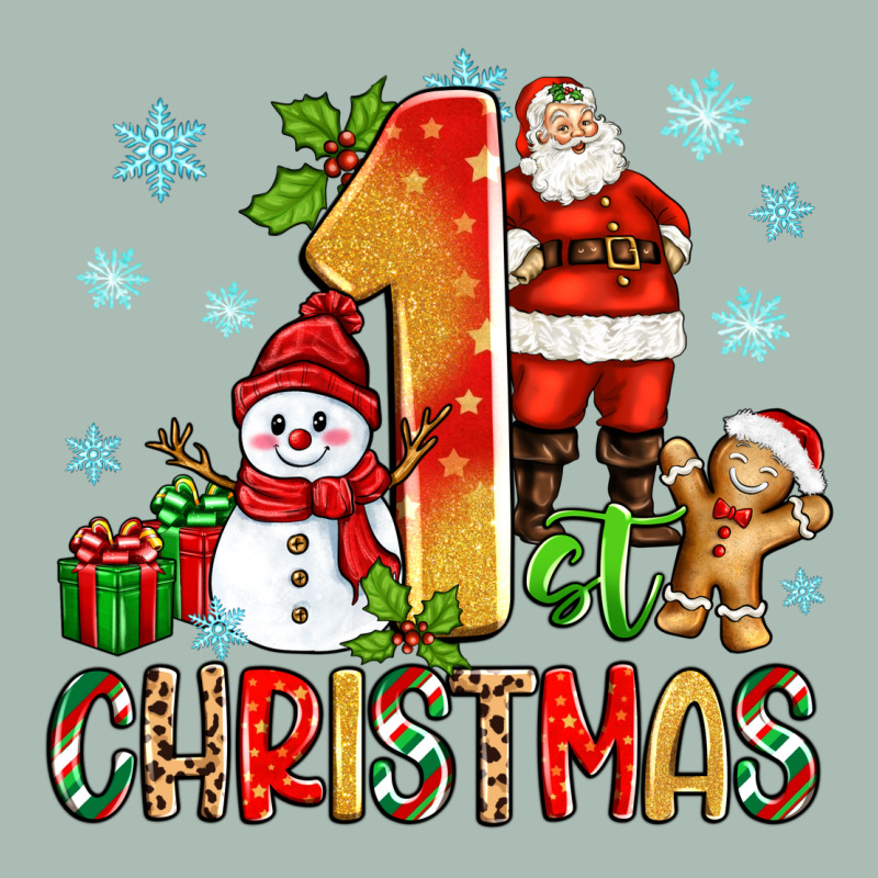1st Christmas Santa And Snowman Classic Tee by Zillion Design Studio | Teevron