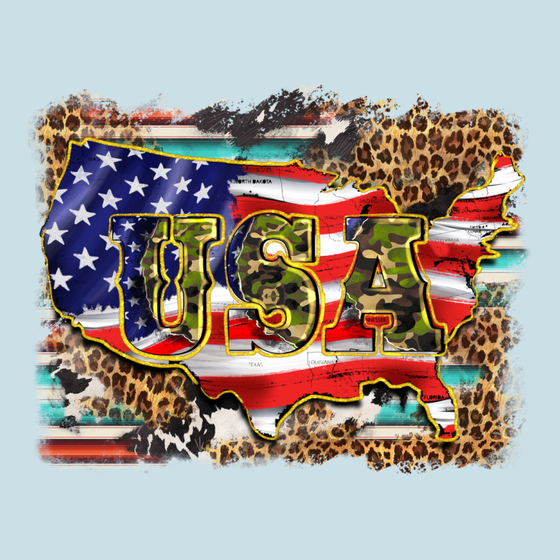 Western America Map Usa Ladies Tee by BarkalooDesign | Teevron