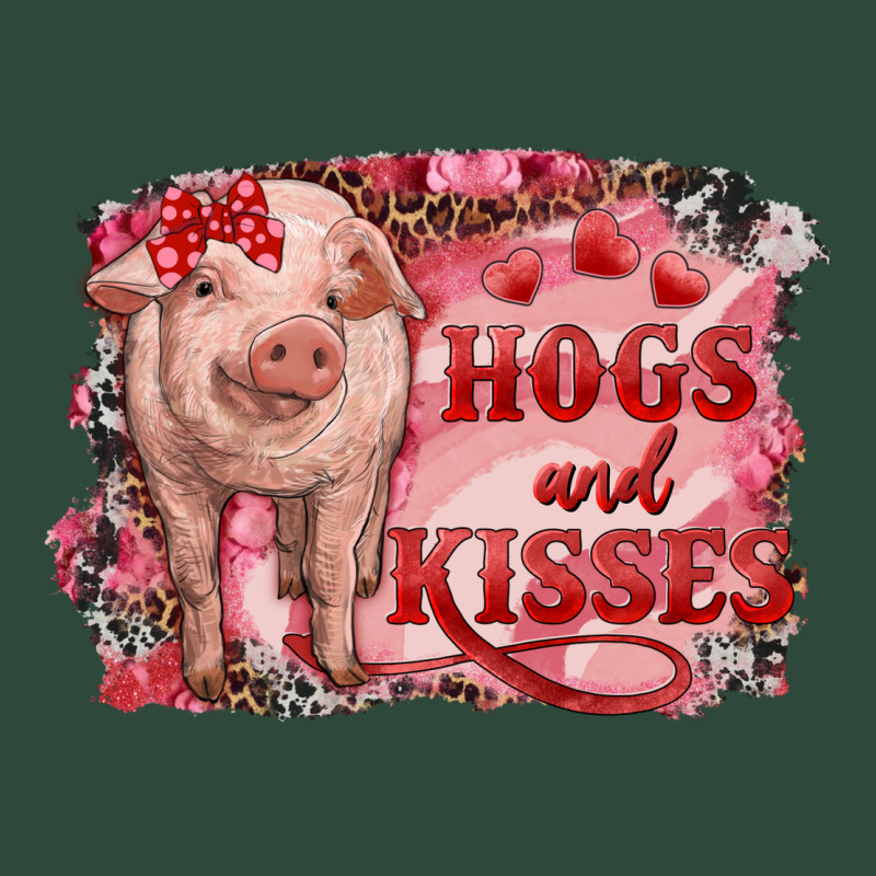 Valentines Day Pig Hogs And Kisses Zipper Hoodie by RanaPortraitStore | Teevron