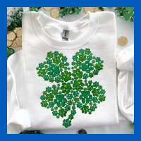 Shamrock Patterned Clothing Urban Hoodie | Teevron