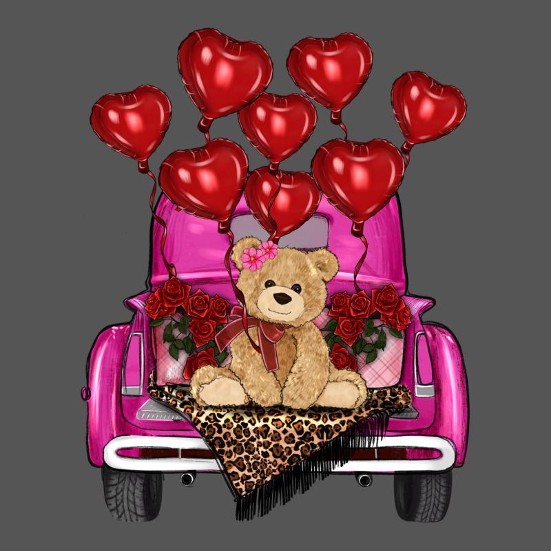 Valentine's Day Tedybear Truck Zipper Hoodie by RanaPortraitStore | Teevron