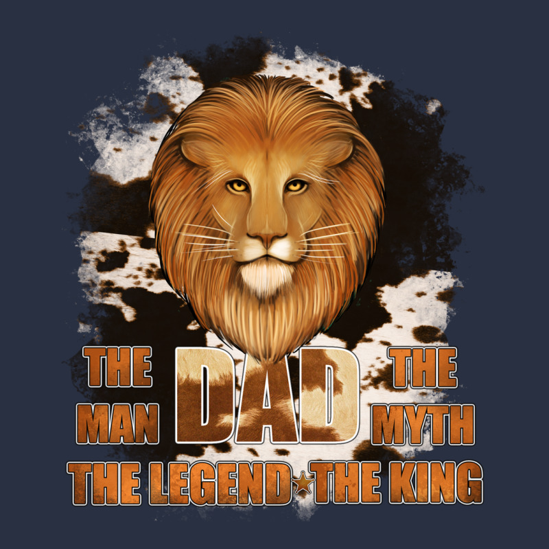 Dad The Man Cowhide Background Urban Hoodie by Jasminsmagicworld | Teevron