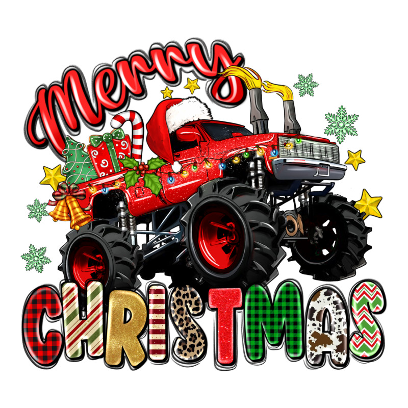 Merry Christmas Truck Zipper Hoodie by Zillion Design Studio | Teevron