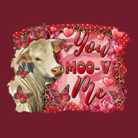 Valentine's Day You Moo Ve Me Charolais Cow Zipper Hoodie | Teevron