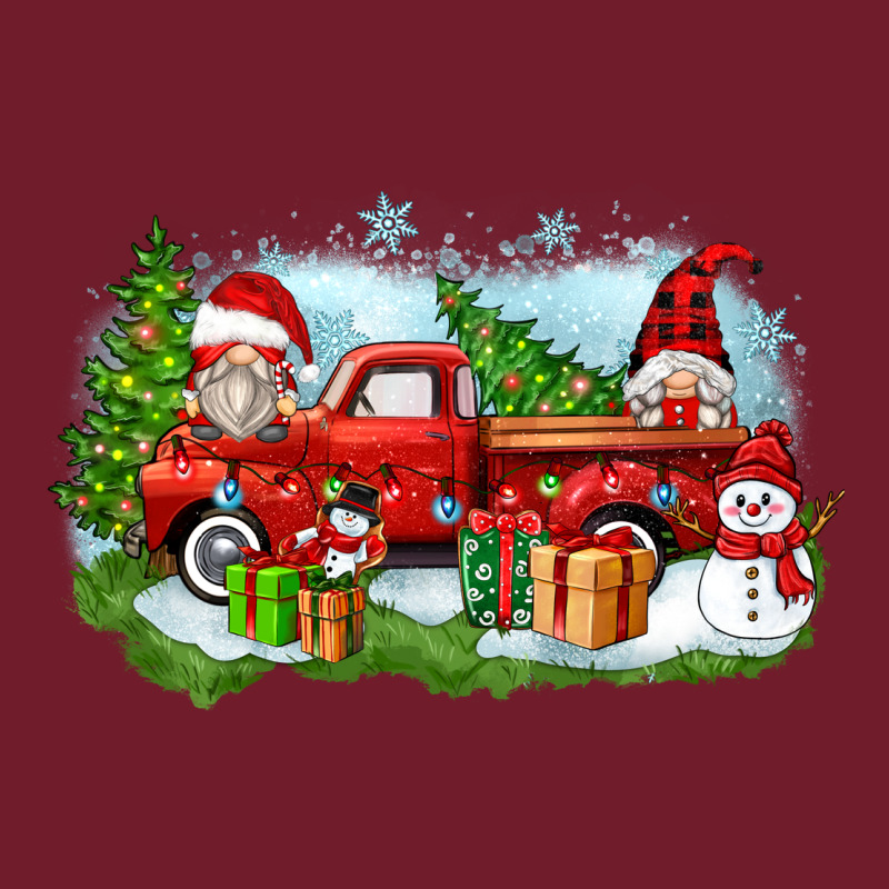 Christmas Gnomes Truck Zipper Hoodie by Zillion Design Studio | Teevron