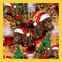 Christmas Horse Leopard Tartan Premium Sweatshirt | Teevron
