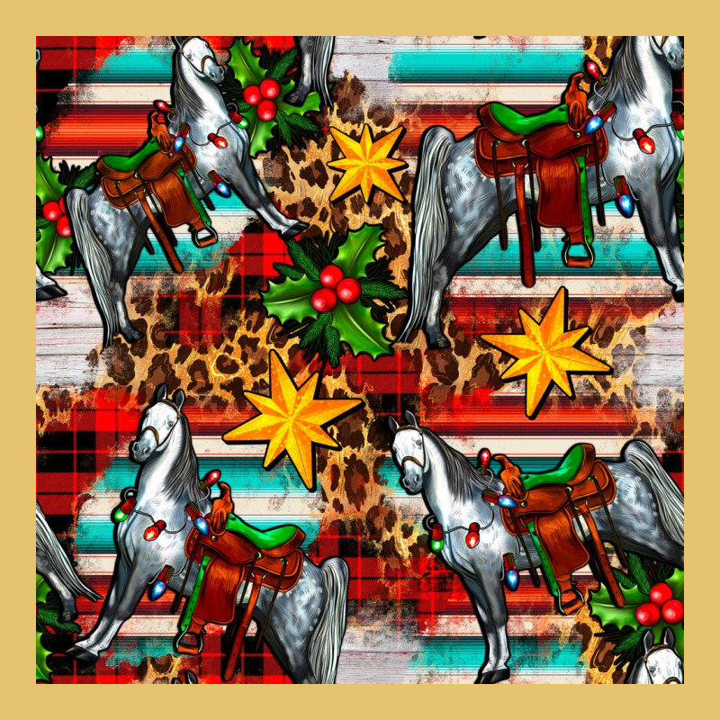 Christmas Horse Leopard Tartan Premium Sweatshirt by FaDigitalArtStudio | Teevron