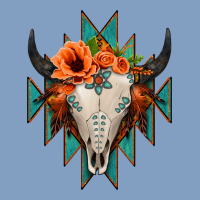 Aztec Turquoise Bull Skull Urban Hoodie | Teevron