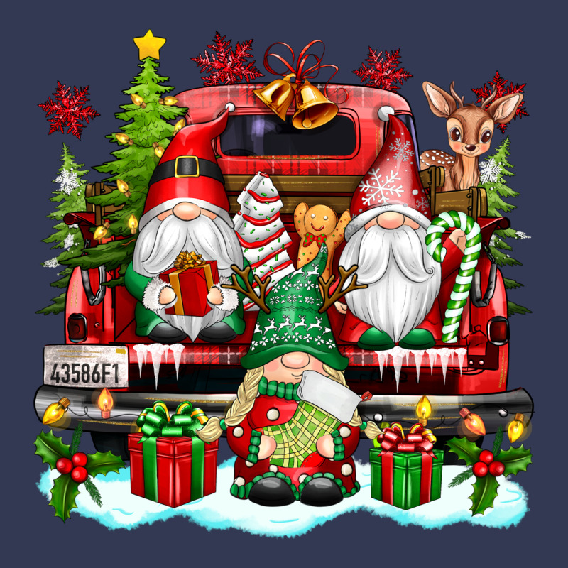 Christmas Gnome Truck Heavyweight Hoodie by texasbilliewilder | Teevron