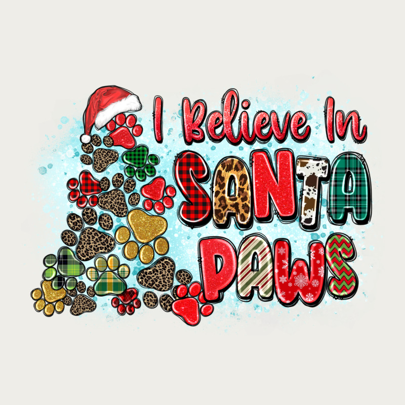 I Believe In Santa Paws Zipper Hoodie by Zillion Design Studio | Teevron