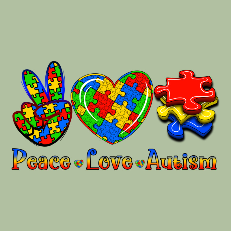 Peace Love Autism Urban Hoodie by Jasminsmagicworld | Teevron