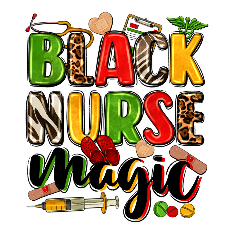 Black Nurse Magic Juneteenth Heavyweight Hoodie by Zillion Design Studio | Teevron