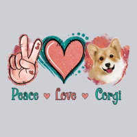 Peace Love Corgi Urban Hoodie | Teevron