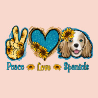 Peace Love Cocker Spaniel Urban Hoodie | Teevron