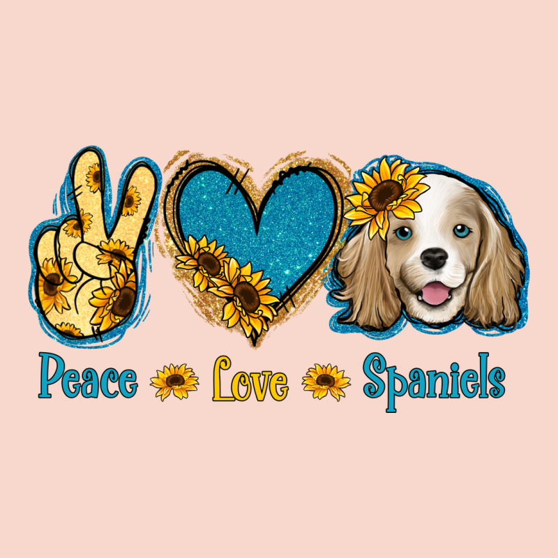 Peace Love Cocker Spaniel Urban Hoodie by Jasminsmagicworld | Teevron