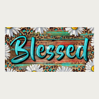 Blessed With Daisy And Leopard Zipper Hoodie | Teevron