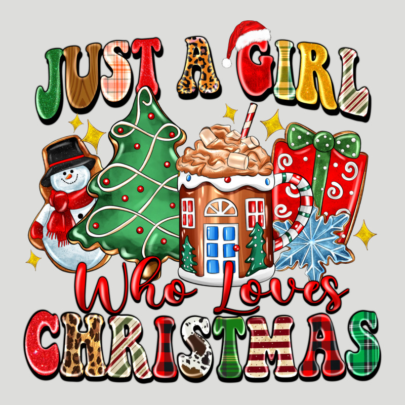 Just A Girl Who Loves Christmas Zipper Hoodie by Zillion Design Studio | Teevron