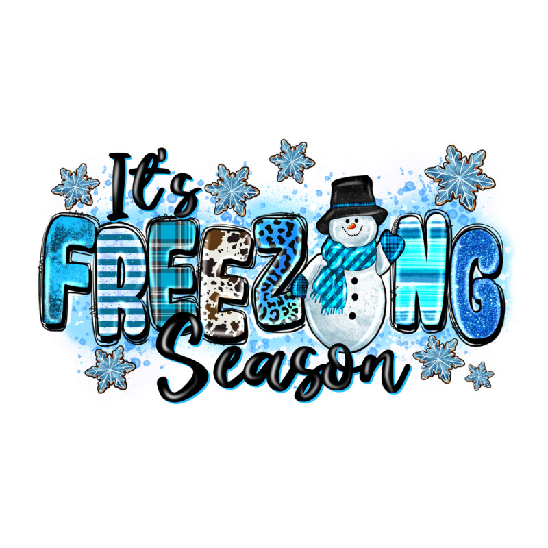 It's Freezing Season Zipper Hoodie by Zillion Design Studio | Teevron