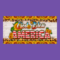 God Bless America Sunflower License Plate Premium Sweatshirt | Teevron