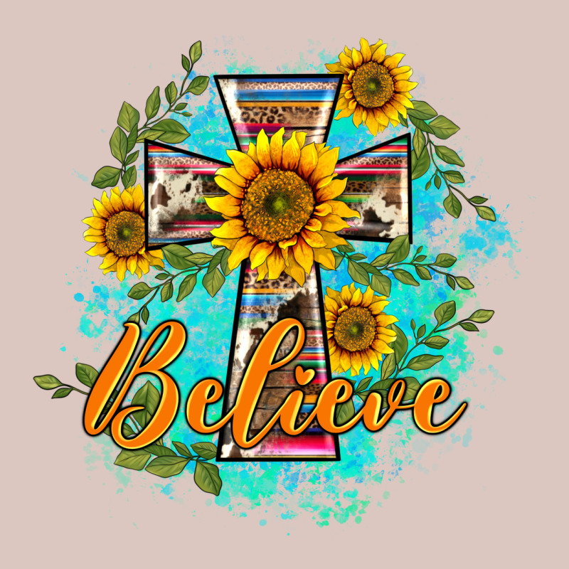 Western Belive Sunflowers Cross Premium Hoodie by BarkalooDesign | Teevron