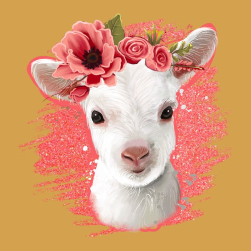 Floral Baby Goat Urban Hoodie by Jasminsmagicworld | Teevron