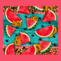 Watermelon And Sunflowers Premium Sweatshirt | Teevron