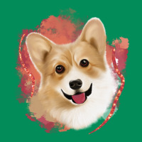 Corgi Peach Watercolor Background Urban Hoodie | Teevron